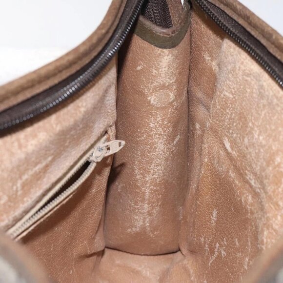 GUCCI GG Plus Supreme Clutch Bag PVC Leather Beige Auth bs25739 - Picture 11 of 16